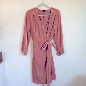 NWT JCrew Blush Velvet Dress